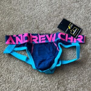Andrew Christian Blue and Pink Briefs